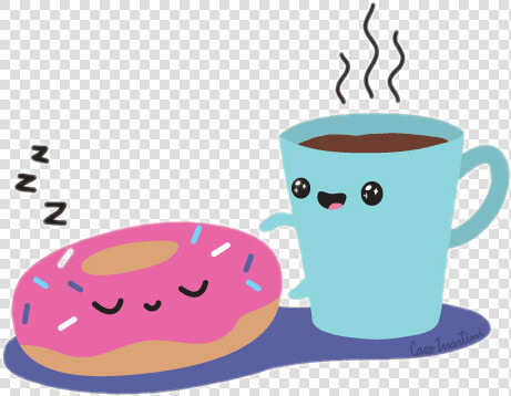  coffee  doughnut  kawaii   Morning Gif  HD Png DownloadTransparent PNG