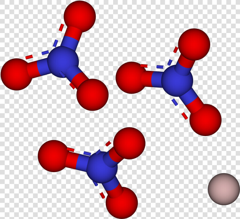 Aluminium Nitrate 3d Balls   Aluminium Nitrate Model  HD Png DownloadTransparent PNG