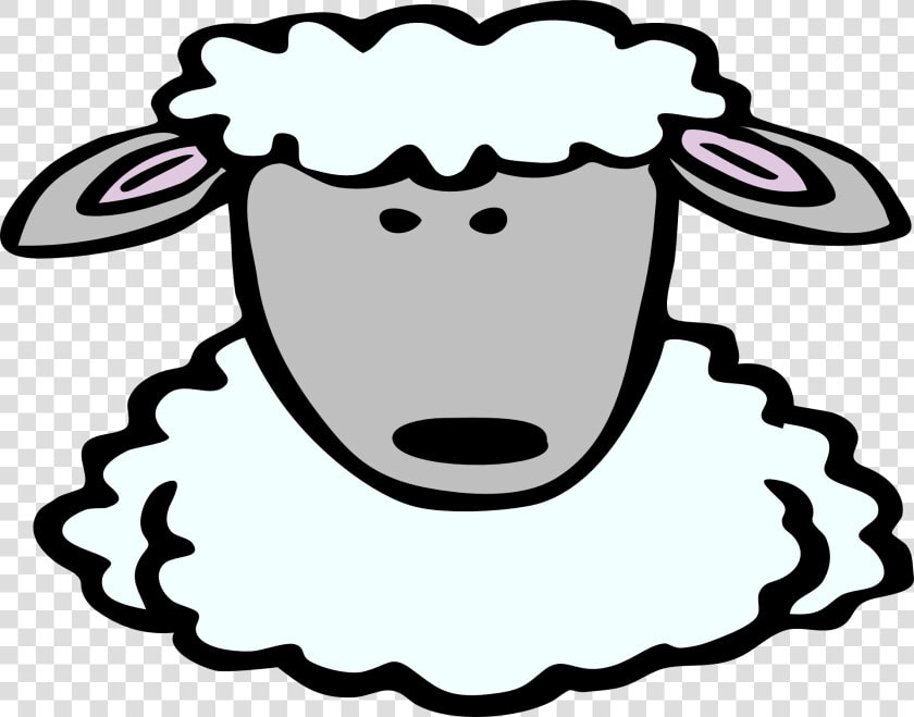 Sheep Face Comic Free Picture   Draw A Sheep Head  HD Png DownloadTransparent PNG