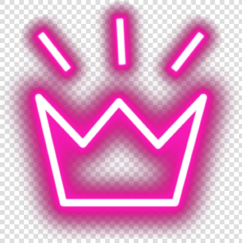  neon  neonart  crown  glow   Neon Glowing Crown Png  Transparent PngTransparent PNG