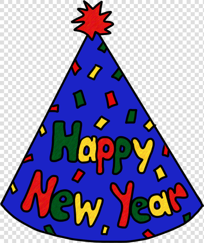 Party Hat New Year S Eve New Year S Day Clip Art   Happy New Year Party Hat  HD Png DownloadTransparent PNG