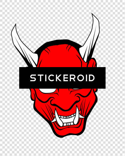 Japanese Demon Mask Png   Png Download   Japanese Oni Mask Png  Transparent PngTransparent PNG