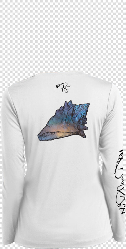 Transparent Conch Png   Long sleeved T shirt  Png DownloadTransparent PNG