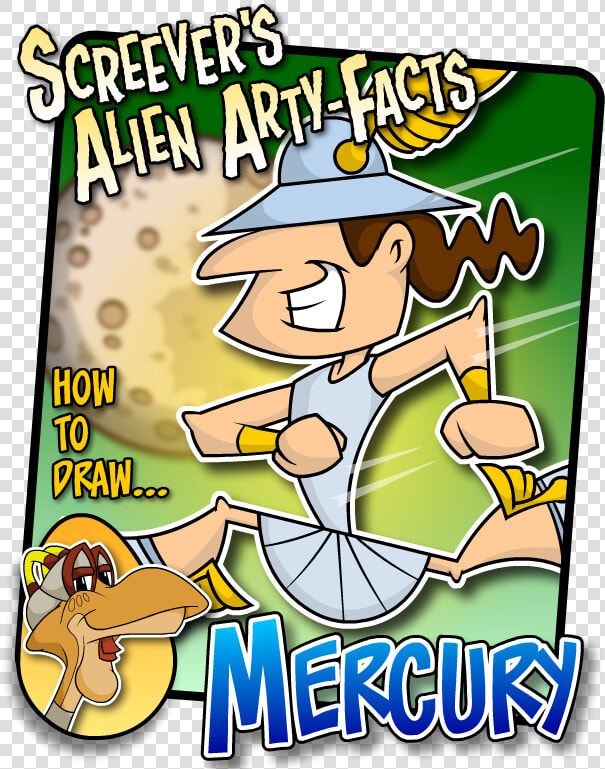 A New Screever S Alien Arty facts   Cartoon  HD Png DownloadTransparent PNG