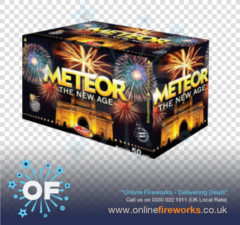 Meteor By Klasek Fireworks   Flyer  HD Png DownloadTransparent PNG