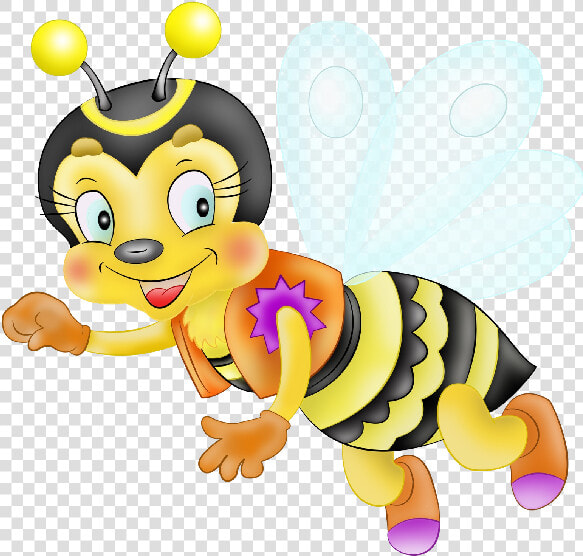 Cute Funny Bees   Honey Bee And Its Hive Drawing  HD Png DownloadTransparent PNG