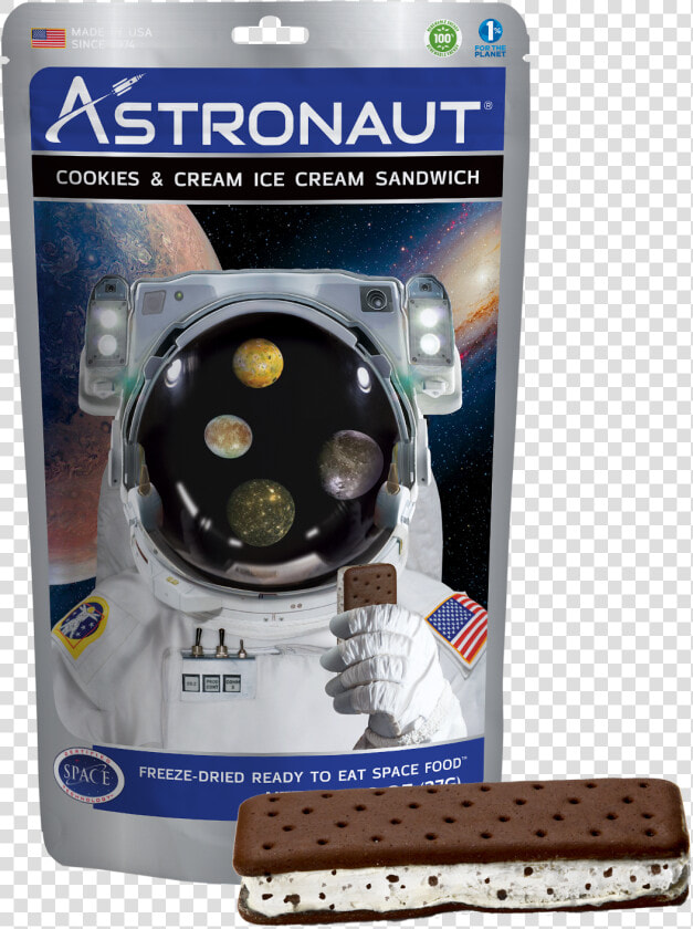 Astronaut Cookies And Cream Ice Cream Sandwich   Cookies And Cream Astronaut Ice Cream  HD Png DownloadTransparent PNG