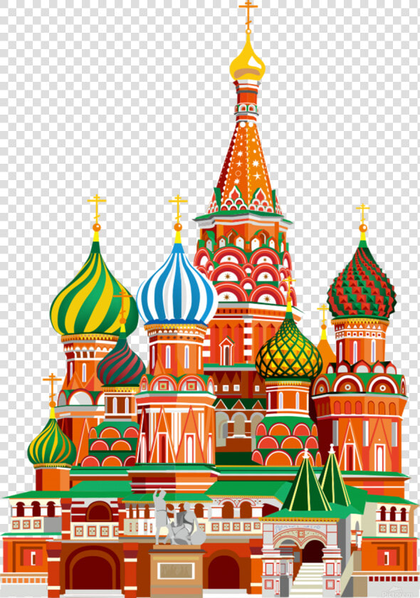 Building Basils Square Moscow Illustration Vector Saint   Red Square Moscow Png  Transparent PngTransparent PNG