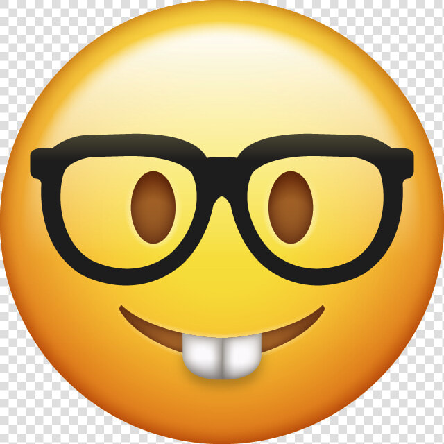 Download Nerd Emoji Icon Pawis Emoji Bday Emoji   Emoji Nerd  HD Png DownloadTransparent PNG