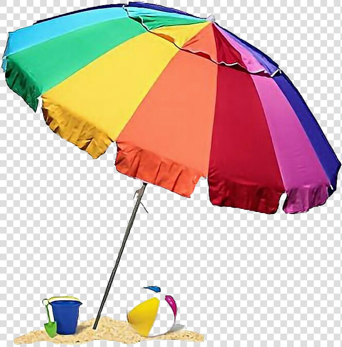 Summer Beach Umbrella Transparent Background   Umbrella At The Beach  HD Png DownloadTransparent PNG