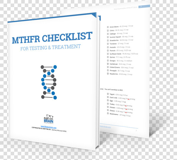 Mthfr Check List Book And Grocery List Together   Poster  HD Png DownloadTransparent PNG