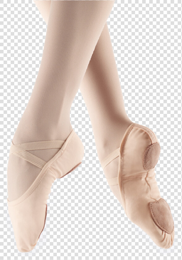 So Danca Sd16 Stretch Split Sole Canvas Ballet Shoe   Soft Pink Ballet Shoes  HD Png DownloadTransparent PNG