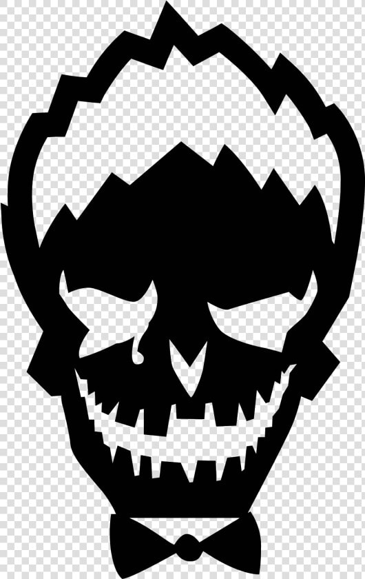 Clipart Skull Joker   Joker Face Suicide Squad  HD Png DownloadTransparent PNG