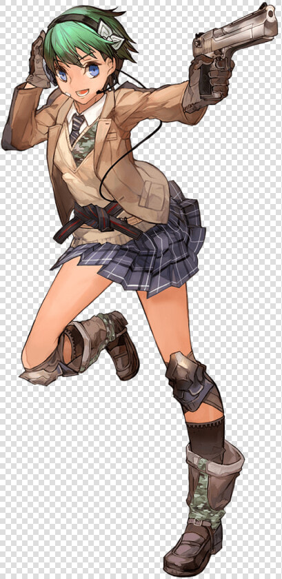 Shooting Girl Wikia   Anime Girl Desert Eagle  HD Png DownloadTransparent PNG