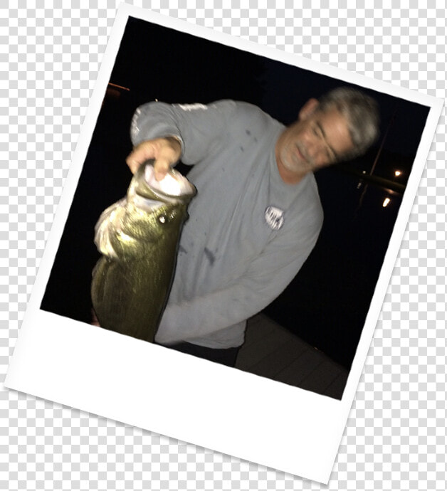 Man Holding A Fish He Caught Fishing In Our Pond   Picture Frame  HD Png DownloadTransparent PNG