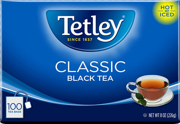 Classic 100 Ct   Black Tea Tetley  HD Png DownloadTransparent PNG