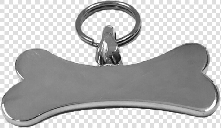 Medium Horizontal Bone Tag Sterling Silver   Keychain  HD Png DownloadTransparent PNG