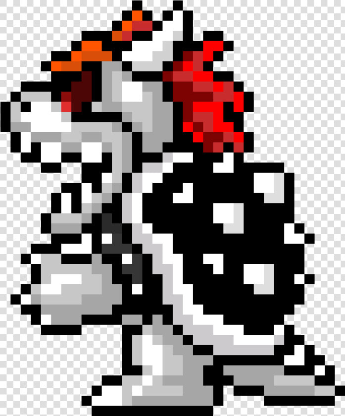 Super Mario 3 Bowser   Pixel Bowser Mario 3  HD Png DownloadTransparent PNG