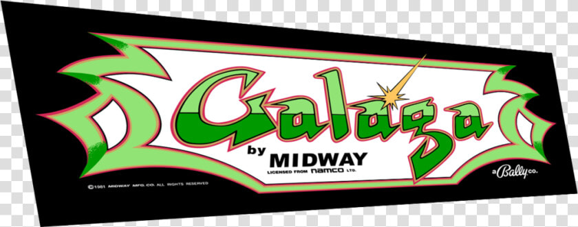 Tin Sign Galaga Arcade Shop Game Room Art Marquee Consol   Galaga Marquee Png  Transparent PngTransparent PNG