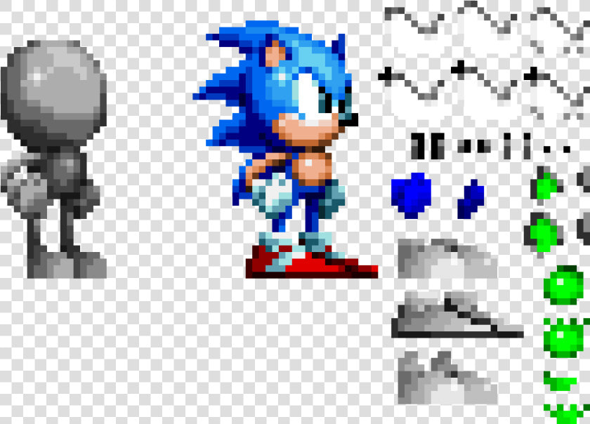 Sonic Mania Sonic Sprite  HD Png DownloadTransparent PNG