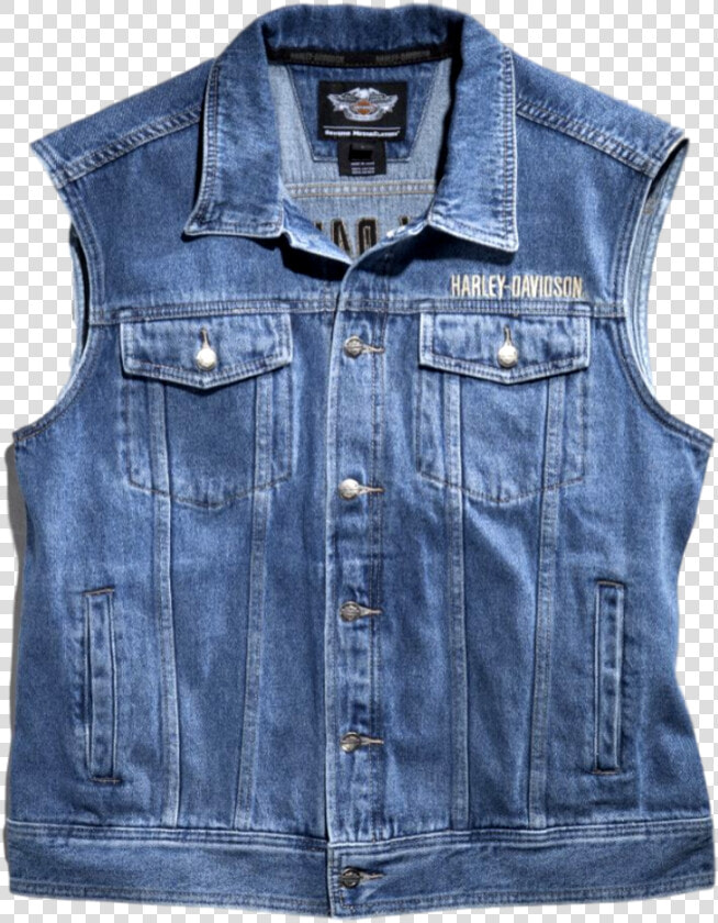 Harley Mens Denim Vest   Harley Davidson Denim Vest  HD Png DownloadTransparent PNG