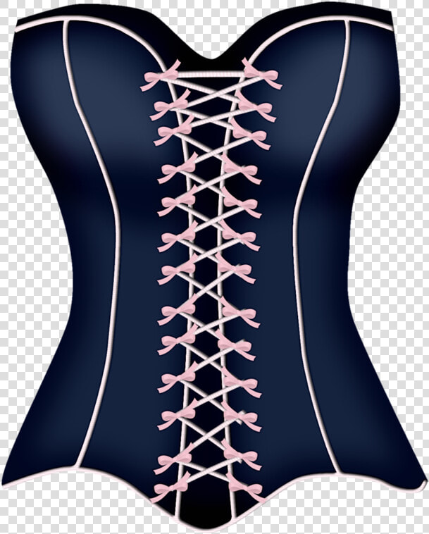 Black Corset Clipart Png   Png Download   Corset Transparent Png  Png DownloadTransparent PNG