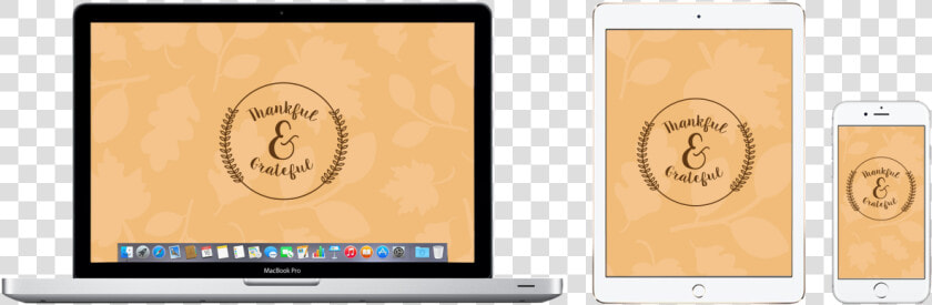 Dress Up Your Tech Devices Thankful   Netbook  HD Png DownloadTransparent PNG