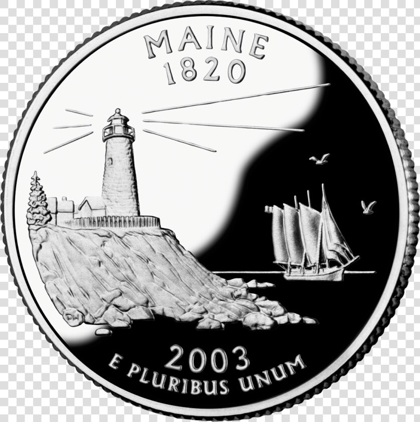 2003 Me Proof   Maine State Quarter  HD Png DownloadTransparent PNG