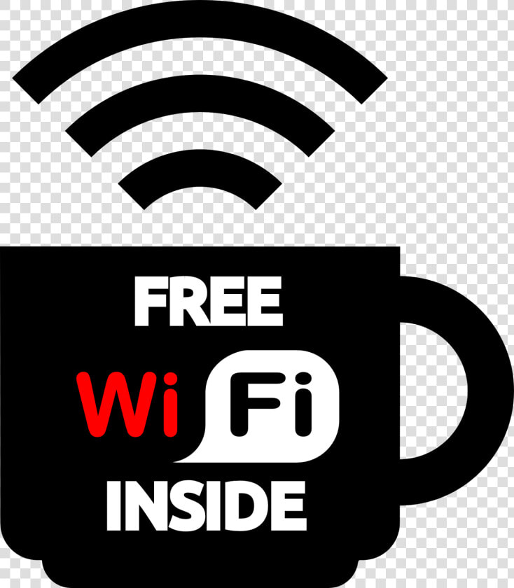 Logo Free Wifi Inside For A Cafe   Logo Free Wifi Png  Transparent PngTransparent PNG