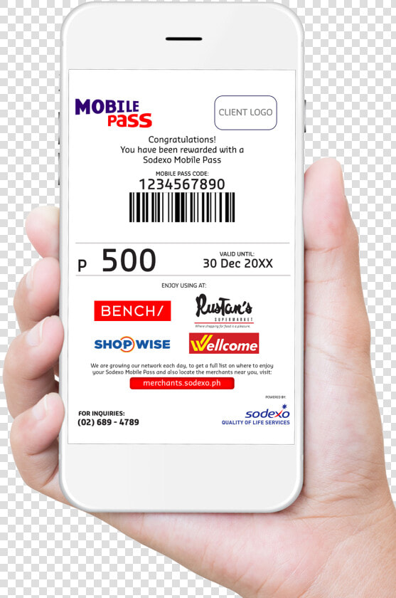 Sodexo Mobile Pass Code  HD Png DownloadTransparent PNG