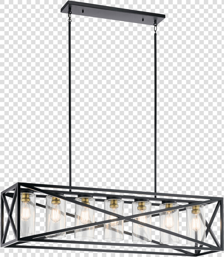 Clip Art Linear Chandelier Dining Room   Kichler Lighting Moorgate Collection  HD Png DownloadTransparent PNG