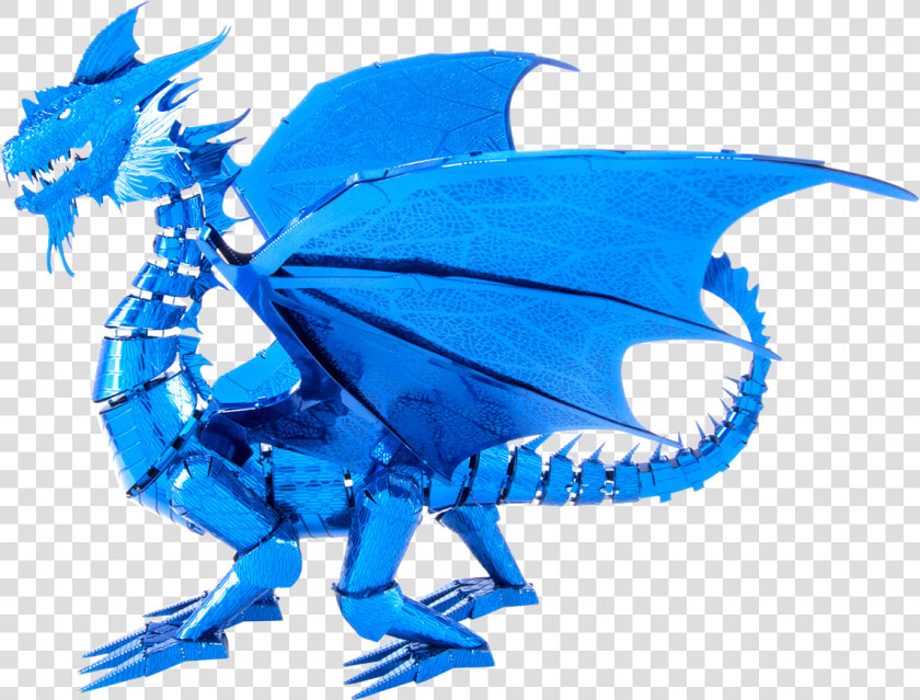 Iconx Blue Dragon   Metal Earth Blue Dragon  HD Png DownloadTransparent PNG