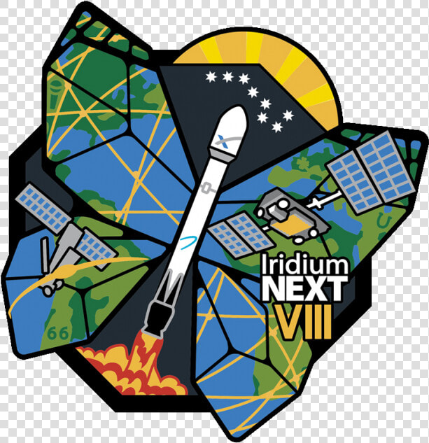 Iridium 8 Mission Patch  HD Png DownloadTransparent PNG