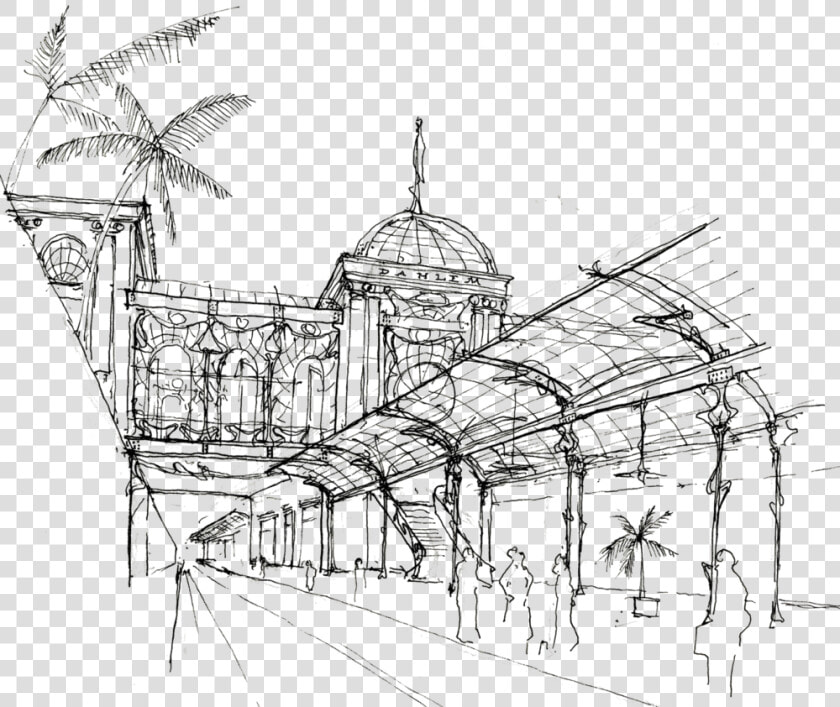 Picture2   Art Nouveau Architecture Sketch  HD Png DownloadTransparent PNG