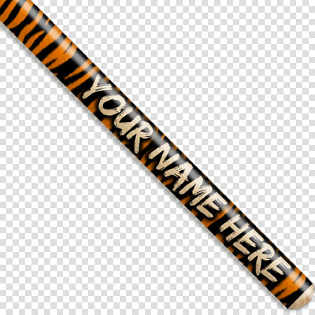 Orange Tiger Stripe Personalized Custom Drumsticks  HD Png DownloadTransparent PNG