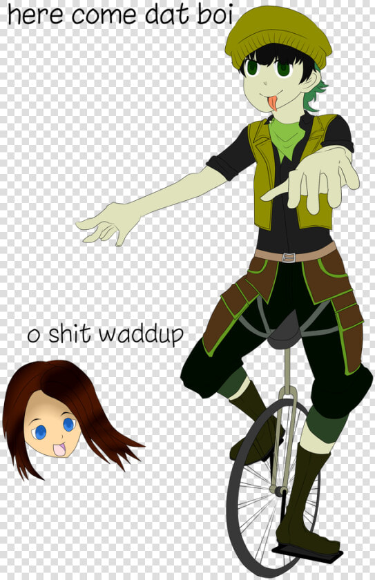 Unicycle   Dat Boi  HD Png DownloadTransparent PNG