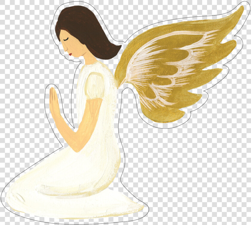 Angel Praying Print  amp  Cut File   Transparent Cartoons   Angel Praying  HD Png DownloadTransparent PNG