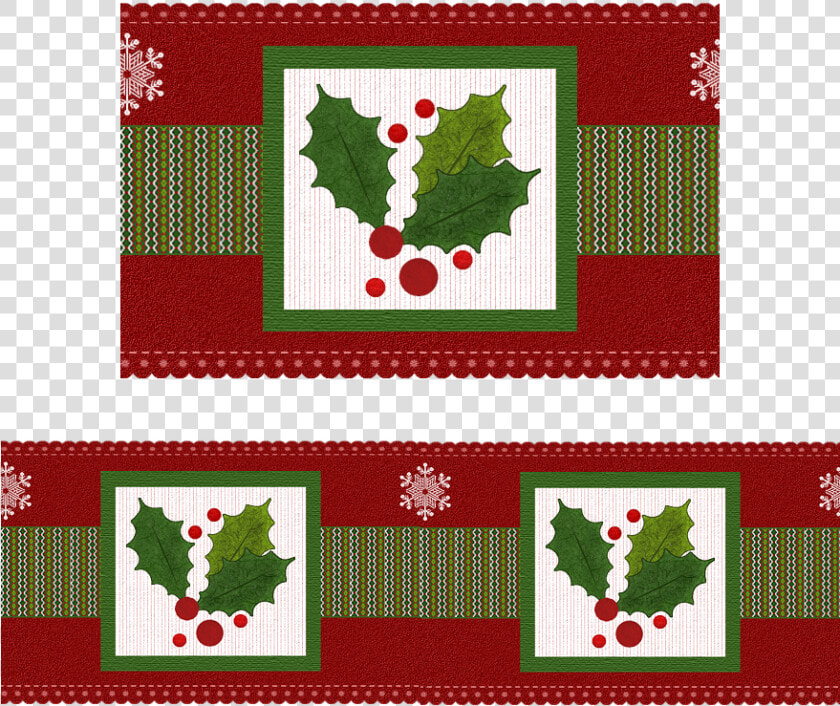 Christmas Border   Patchwork  HD Png DownloadTransparent PNG