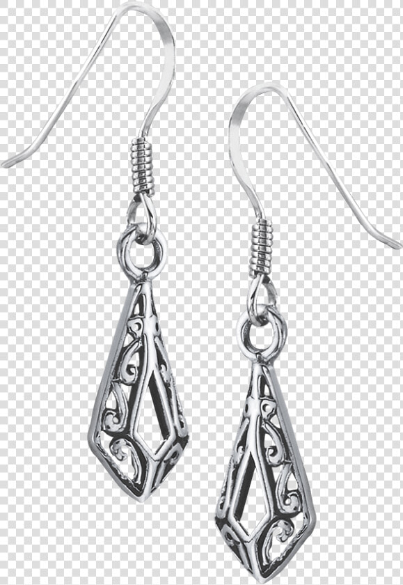 Sterling Silver Filigree Scrollwork Earrings   Earrings  HD Png DownloadTransparent PNG