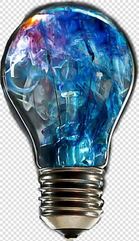  lightbulb  lightbulbs  bulb  light  smoke  trippy   Incandescent Light Bulb  HD Png DownloadTransparent PNG