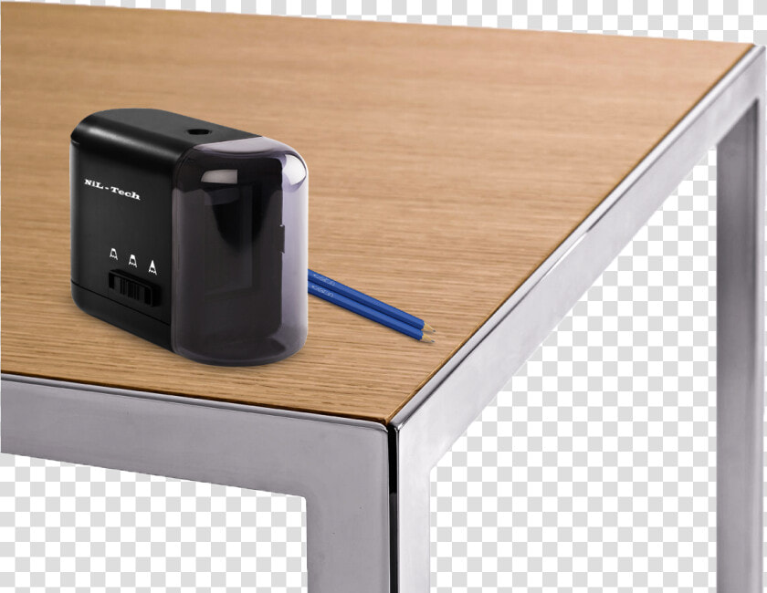 Transparent Pencil Sharpener Clipart Black And White   Pencil Sharpener On Table  HD Png DownloadTransparent PNG