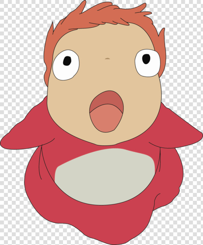 Ponyo Transparent Clip Black And White Stock   Ponyo Png  Png DownloadTransparent PNG