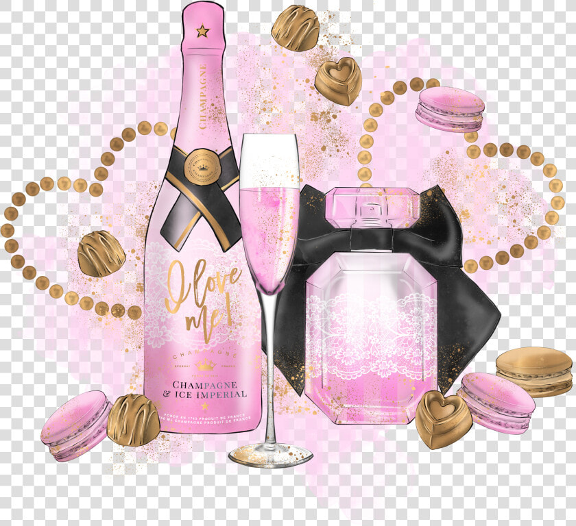 Valentine Pink Champ   Champagne Pink Png  Transparent PngTransparent PNG