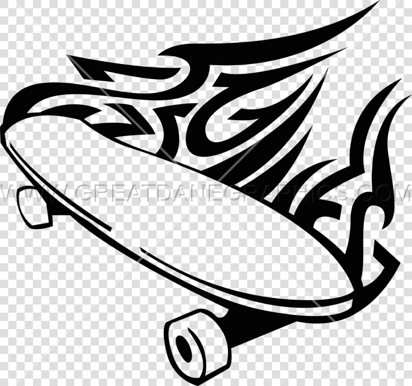 Download Skateboard Tribal Clipart Vinyl Cutter T shirt   Skateboard Tribal Png  Transparent PngTransparent PNG