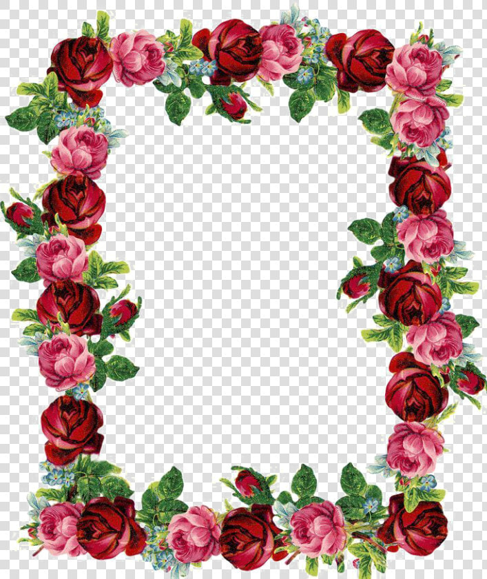 Red Floral Border Png Image   Transparent Background Roses Border  Png DownloadTransparent PNG