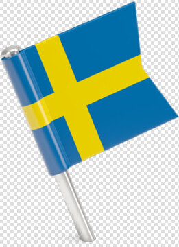 Square Flag Pin   Sweden Flag Icon Png  Transparent PngTransparent PNG