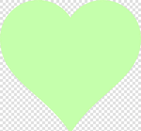 Green Heart Svg Clip Arts   Light Green Heart  HD Png DownloadTransparent PNG