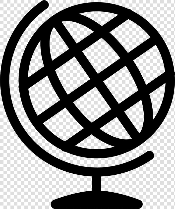 Globe Icon Png Black   Globe Icons Black And White  Transparent PngTransparent PNG