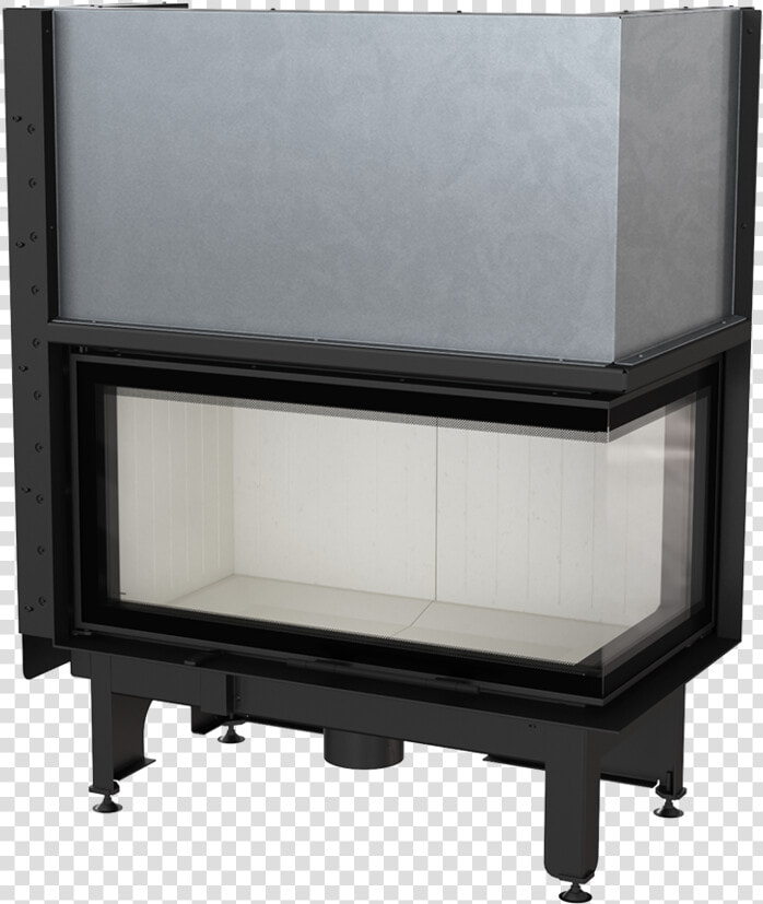 Kratki Nadia 14 14kw Inset Stove   Recuperador A Lenha Com Vidro Lateral  HD Png DownloadTransparent PNG