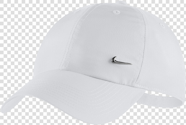 Transparent White Nike Swoosh Png   Baseball Cap  Png DownloadTransparent PNG